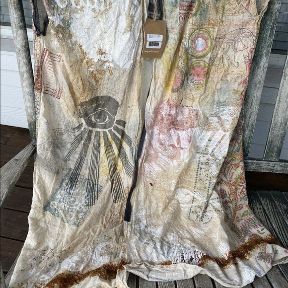 ISO!! Magnolia Pearl Veda graphic kimono - Picture 3 of 5